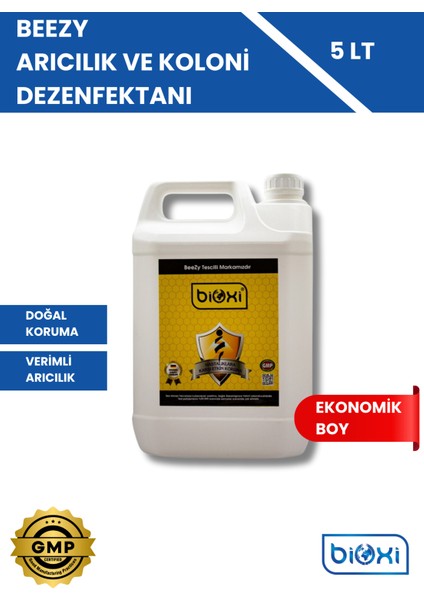 ® Beezy Arıcılık ve Koloni Dezenfektanı 5 LT - Doğal ve Etkili Koruma İçin İdeal Çözüm