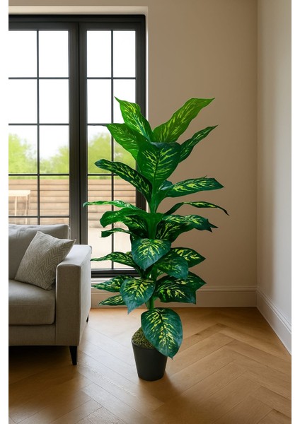 Yapay Ağaç Difenbahya 160 cm Çift Renkli