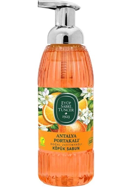 Eyüp Sabri Tuncer Doğal Zeytinyağlı Köpük Sabun 500ML Antalya Portakalı