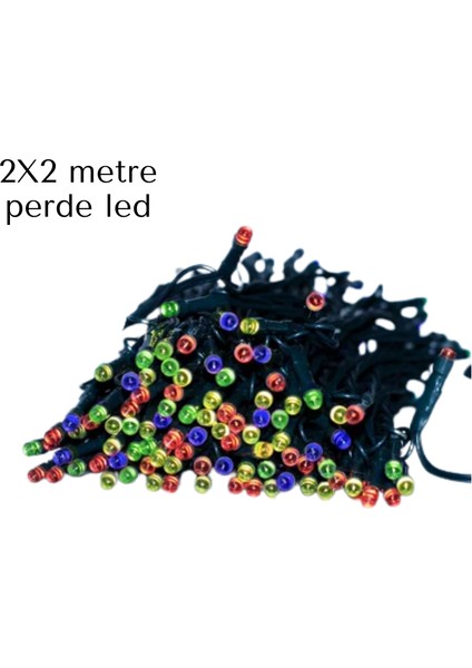 Sepetim 2x2 Metre Perde LED Işık