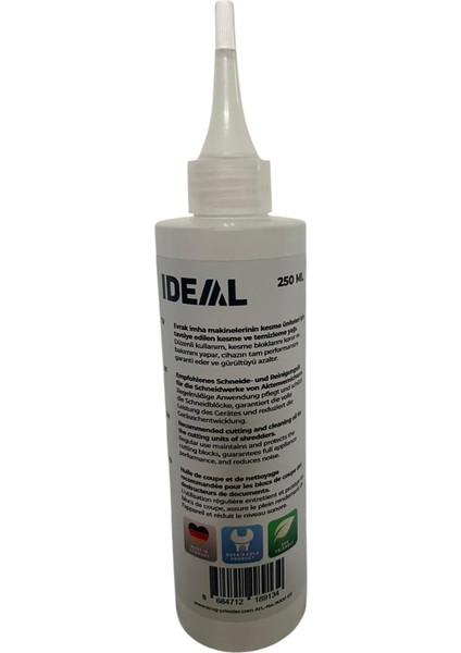 Ideal Evrak Imha Makinesi YAĞI(250 Ml)