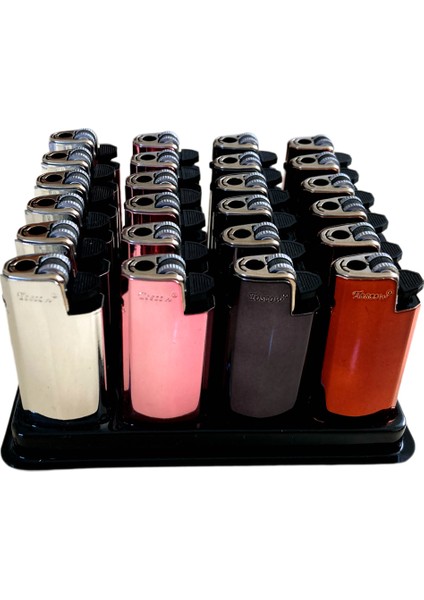 Metal Taşlı Çakmak 24 Adet Doldurulabilir fiyatları