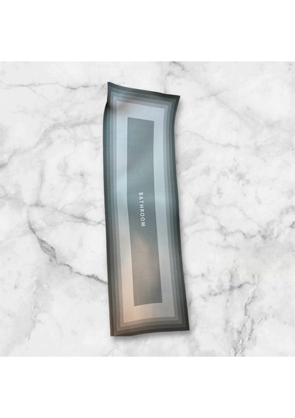 Yumuşak Su Emici Banyo Paspası Kaymaz Taban 38X118 Gri
