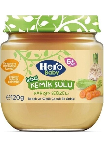 Hero Baby Gourmet Karışık Sebzeli Kavanoz Mama 120 gr