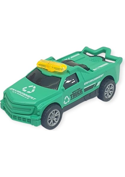 Çek Bırak Metal Küçük Arabalar 8 cm - SH40031 - Yeşil (Lisinya)