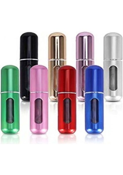 Doldurulabilir Mini Cep Parfüm Şişesi Mor fırsatları