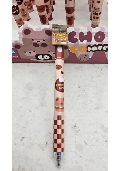 Sanrio 3D Figürlü Rengarenk Kahverengi Tükenmez Silinebilir Mürekkep Silgili Kalemler Okul 1ADET indirimleri