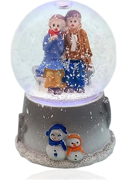 Sevgi Temalı Çift Işıklı Kar Küresi fiyatları