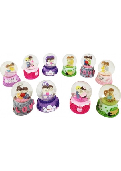 Sevgi Temalı Çift Işıklı Kar Küresi indirimleri