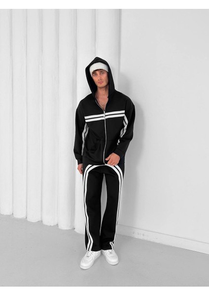 Alt-Üst Oversize Pamuklu Dokumalı 3iplik Kışlık Eşofman Takımı modelleri