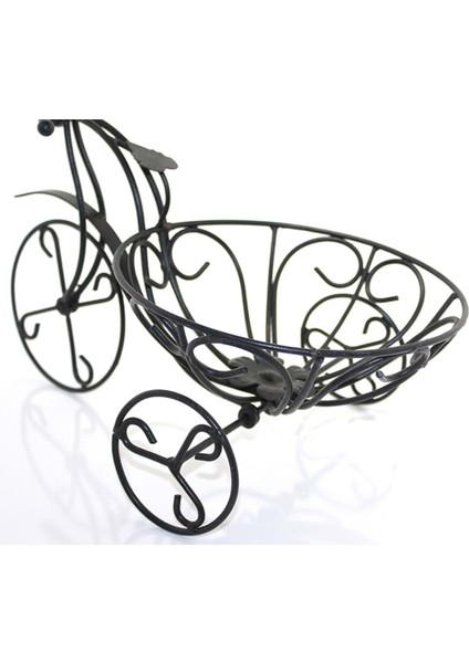 Şık Ferforje Dekoratif Bisiklet Şaraplık, Evinizin Tarzını Tamamlar