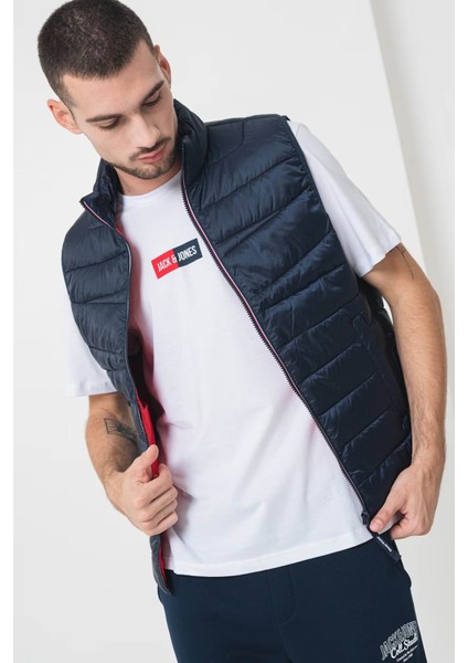 Jjwest Light Bodywarmer Collar Mavi Erkek Yelek 12283201 fiyatları