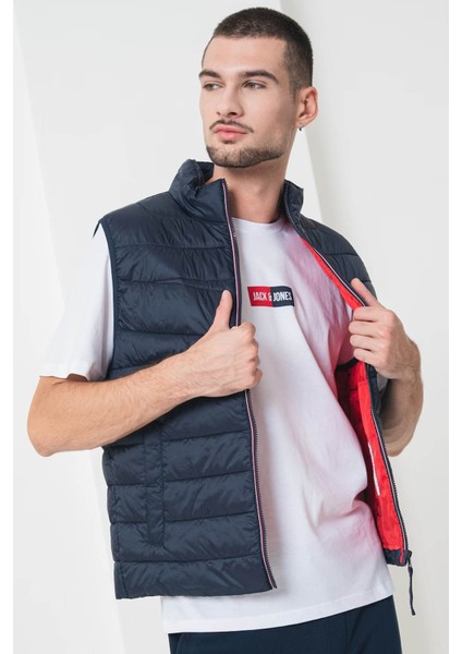 Jjwest Light Bodywarmer Collar Mavi Erkek Yelek 12283201 indirimleri