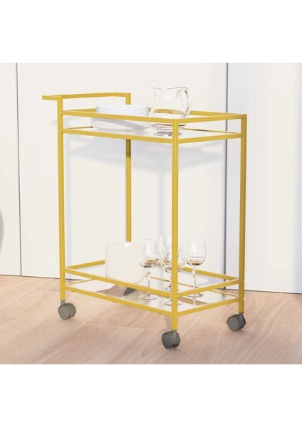 Şeffaf Metal Servis ve Sunum Arabası, Şık ve Kullanışlı Tasarım fiyatları