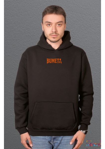 Halloween Bumeta Logo Sweetshirt Unisex Kapüşonlu Hoodie