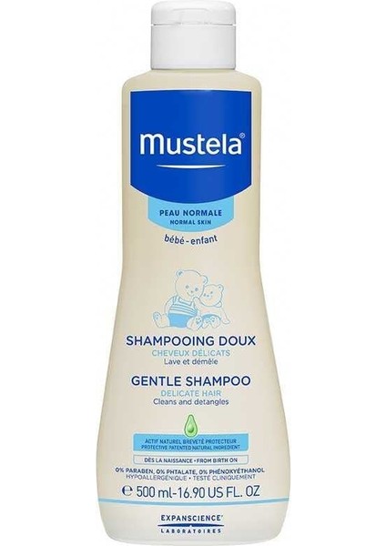 Mustela Gentle Normal Ciltler Bebek Şampuan 500ML