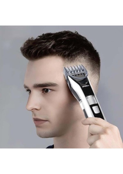 Şarjlı Ayarlanabilir Başlıklı Çok Renkli Saç ve Sakal Traş Makinesi