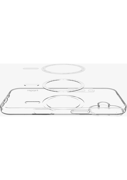 Apple iPhone 17 ile Uyumlu Kapak Magsafe Kablosuz Şarj Destekli Şeffaf Silikon Kılıf modelleri