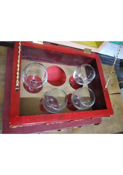 Şarap ve Likör Bardakları Için Şık Saklama Kutusu indirimleri