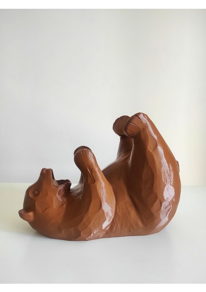 Sevimli Ayı Tasarımlı Dekoratif Şaraplık, Şişe Tutucu, Şık ve Kullanışlı Ev Dekoru