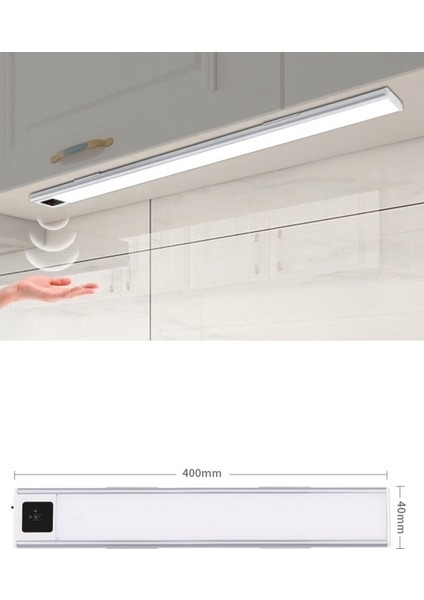 Şarjlı Sensörlü LED Işık, Mutfak, Banyo ve Makyaj Alanları Için Ideal Aydınlatma