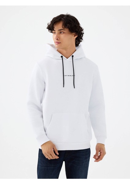 Regular Fit Beyaz Erkek Sweatshirt LF2034269