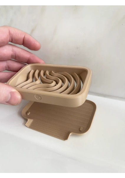 Damlalık Hazneli Sabunluk – Modern ve Kullanışlı Banyo Düzenleyici
