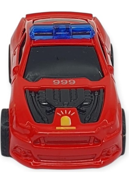 Çek Bırak Metal Küçük Arabalar 8 cm - SH40031 - Kırmızı Itfaiye (Lisinya) fırsatları