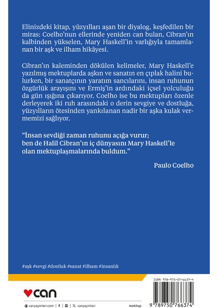 Ermiş’in Aşk Mektupları - Halil Cibran-Paulo Coelho modelleri