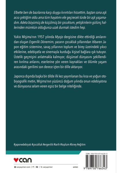 Ergenlik Dönemim - Yukio Mişima modelleri