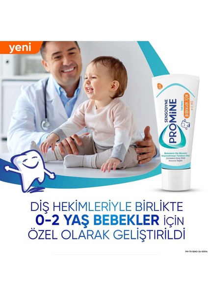 Sensodyne Promine Bebekler Için Diş Macunu 0-2 Yaş modelleri