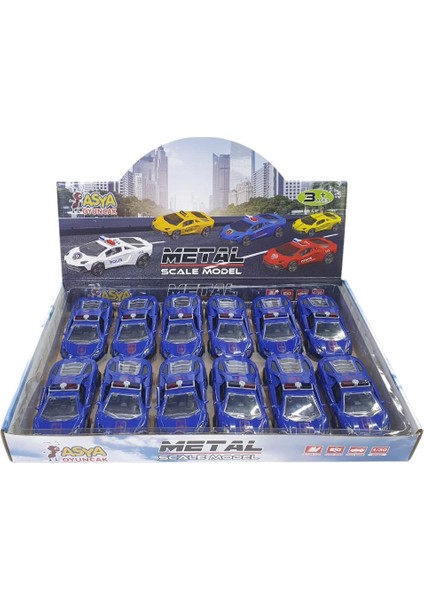 Çek Bırak Metal Araba Lamborgini - ILK004 - Jandarma