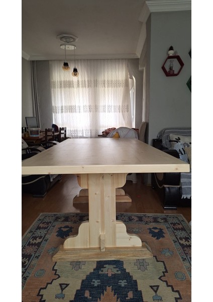 Ert Masif Ladin Yemek Masası