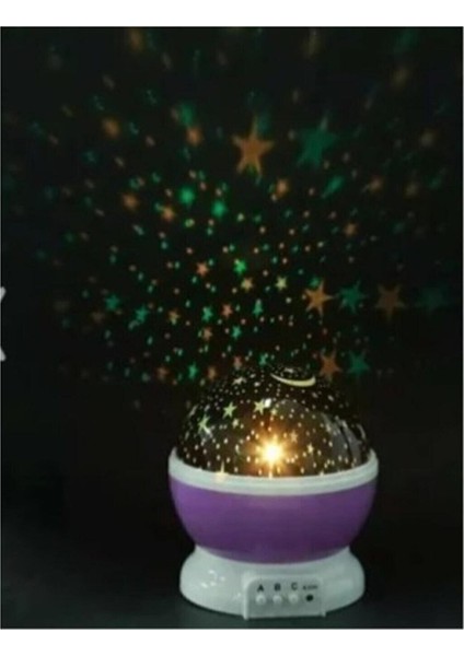Renkli Yıldızlı Gökyüzü Projeksiyon Gece Lambası Pembe fiyatları