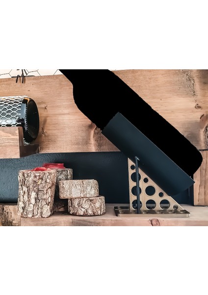 Şaraplık Siyah-Bronz, Şık ve Modern Tasarım ile Sofralarınıza Zarafet Katın fırsatları