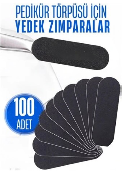 Modacar Ayak Törpü Yedeği Yapışkanlı Törpü Zımparası Pedikür Törpü Yedeği 100 Adet fiyatları
