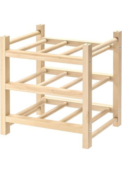 Ahşap Şaraplık, 33X30X34 Cm, Şık ve Doğal Tasarım fiyatları