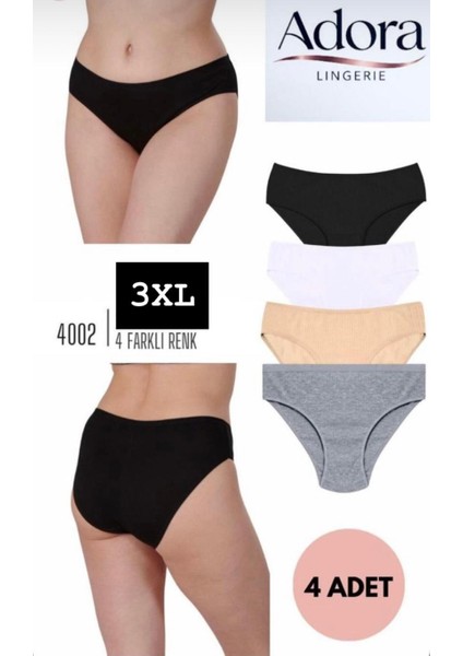 Kadın Külot Çoklu Ekonomik Paket 3xl