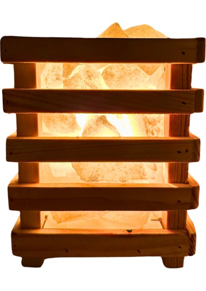 Doğal Kristal Kaya Tuzu Sepetli Tuz Lambası, 3-4kg, Sağlıklı ve Şık Aydınlatma fiyatları