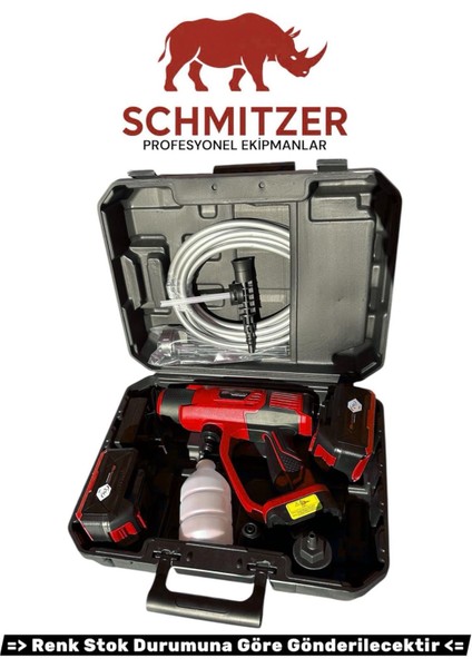 Schmıtzer 21V Brushless Motor Yüksek Basınçlı Şarjlı Oto Araba Yıkama Makinesi 3 Kademe Dijital Göstergeli indirimleri