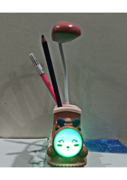 Sevimli Tren Pembe Masa Lambası ve Kalemlik, Şık ve Kullanışlı Tasarım indirimleri