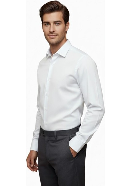 Erkek Silim Fit Uzun Kol Gömlek BGL-ST04867 fiyatları