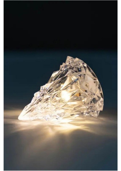 Beyaz Kristal Görünümlü LED Buzdağı Atmosfer Işığı, Yılbaşı ve Noel Dekorasyonu indirimleri