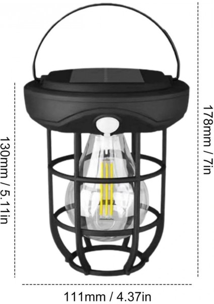 Solar Kamp Feneri – Güneş Enerjili, Otomatik Şarj ve Gece Işığı, Taşınabilir ve Asılabilir LED Dış Mekan Lamba indirimleri