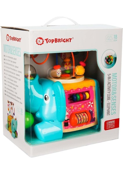 3906 Sun-Tahta Oyuncaklar Aktivite Küpü 5 In 1