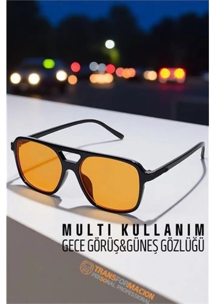 Modacar Gece Sürüş Görüş Parlama Önleyici Gece Gözlüğü Sis Far Işık Önleyici Anti-Fog Gözlük