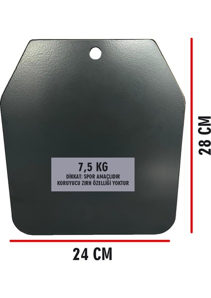 Fraser Tactical Ağırlık Yeleği Ağırlık Plakası 15 kg fiyatları