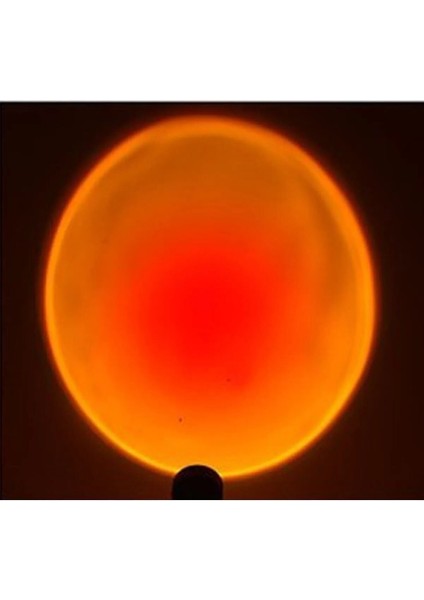 Kızıl Gün Batımı Temalı Dekoratif Masa Lambası, Sıcak Atmosfer Yaratır fiyatları