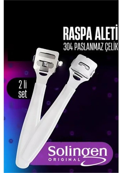 Modacar Raspa Aleti - Jiletli Ayak Topuk Törpüsü 2 Adet Solingen Profesyonel fiyatları