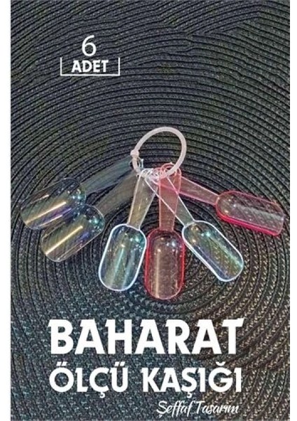 Modacar 6 Lı Şeffaf Baharat Kaşığı Camino Design fiyatları